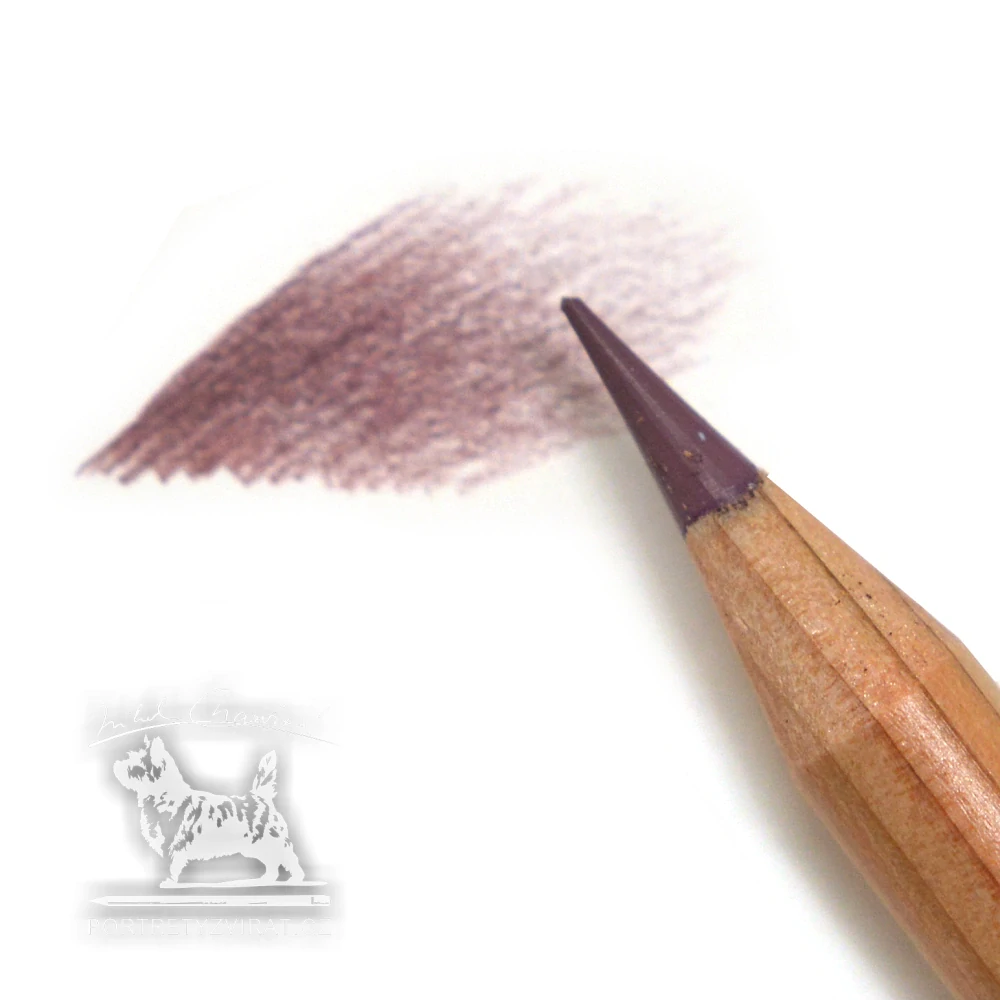 Caran d'Ache Luminance - 095 Light aubergine