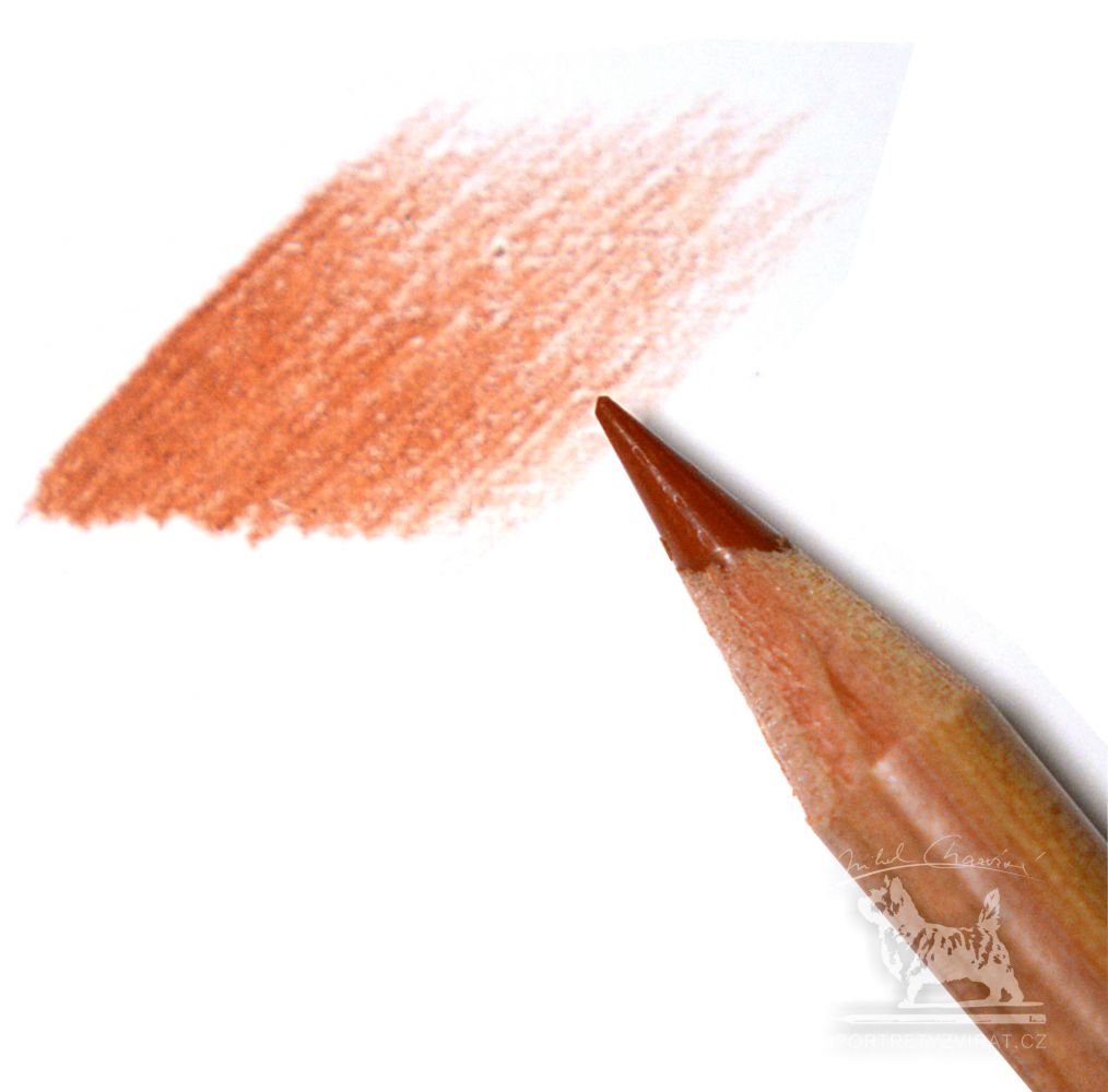 Caran d'Ache Luminance - 077 Burnt ochre