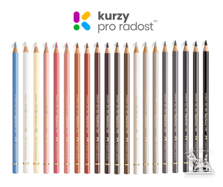 Sada pastelek ke kurzu “Kreslení pastelkami - portrét psa”