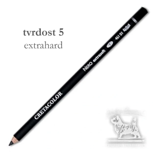 Olejová tužka CretaColor Nero č. 5 - extrahard
