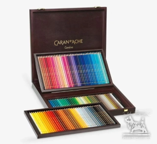 Caran d'Ache Pablo - 120 barev (dřevěný box)